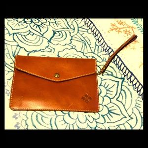 💥PATRICIA NASH LEATHER ENVELOPE CLUTCH 9 x 7”